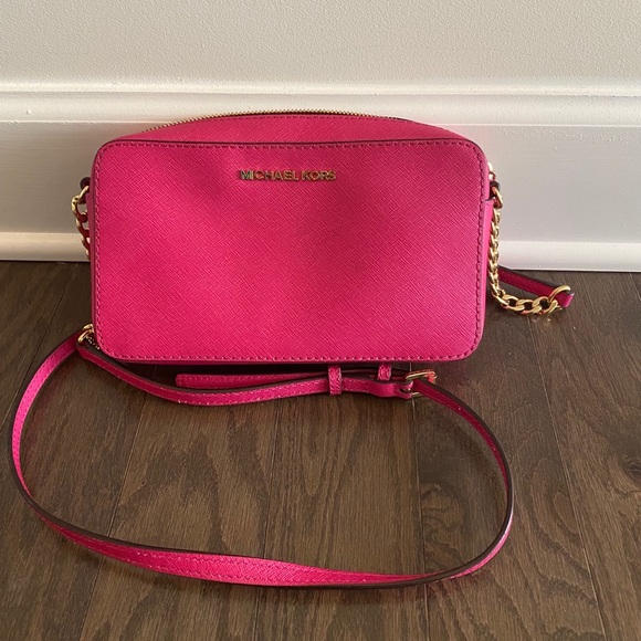 Michael Kors Bags Michael Kors Pink Crossbody Bag Poshmark